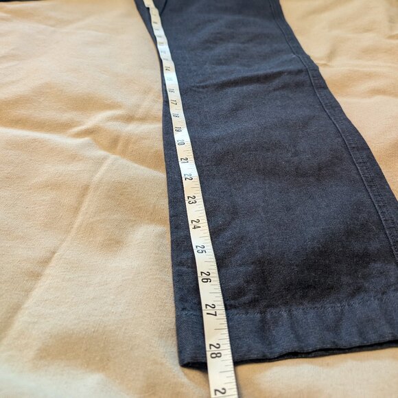 J Crew Wallace and Barnes Dark Navy Chino 31x30 with suspender buttons - Picture 5 of 5